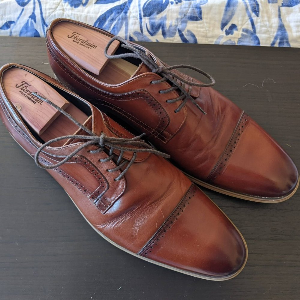 Stacy Adams Dickinson Cap Toe Oxford, Size 14W